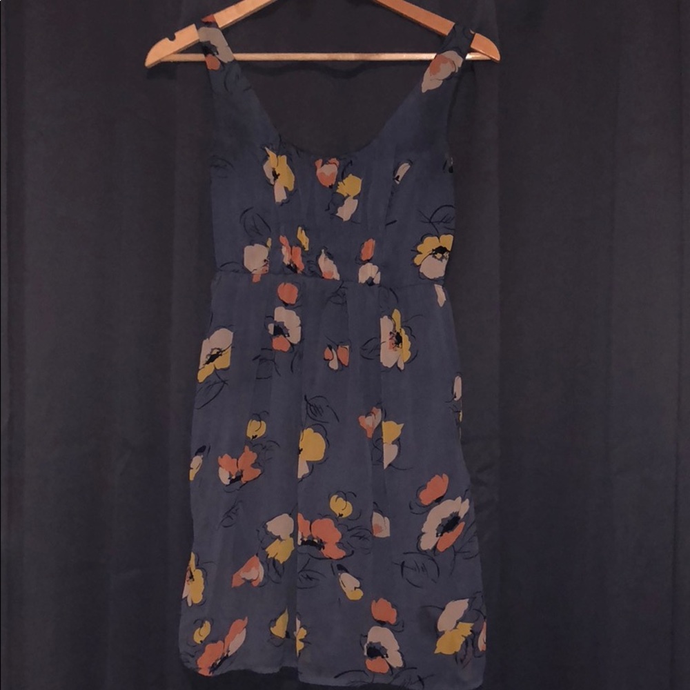 BarIII Blue Flower Dress